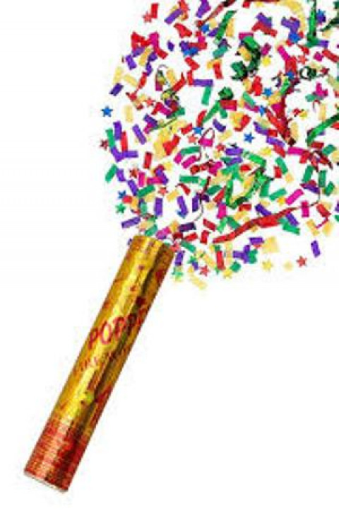 Party Popper Fun Celebration (Gold) 