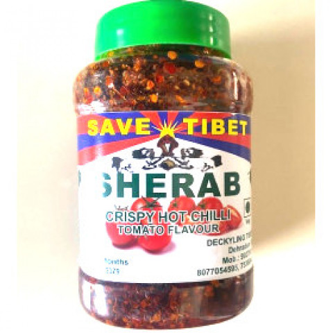 Sherab Crispy Hot Chilli Tomato Flavor 280gms Veg