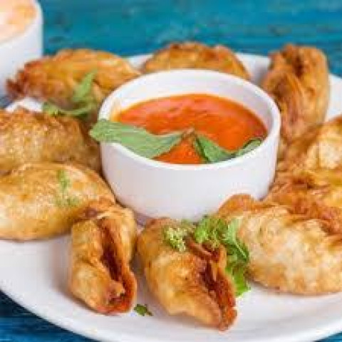 Fried Veg Momo- Skywok (10 pcs) (Prep Time 20-25 mins)