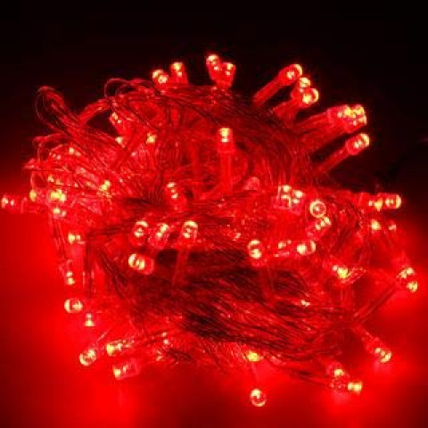 Sachin A Copper Decorative Lights (Red) 9 mtr