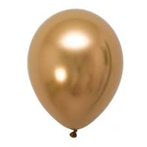 Tiger Fancy Balloon (Metallic Gold) 50pc