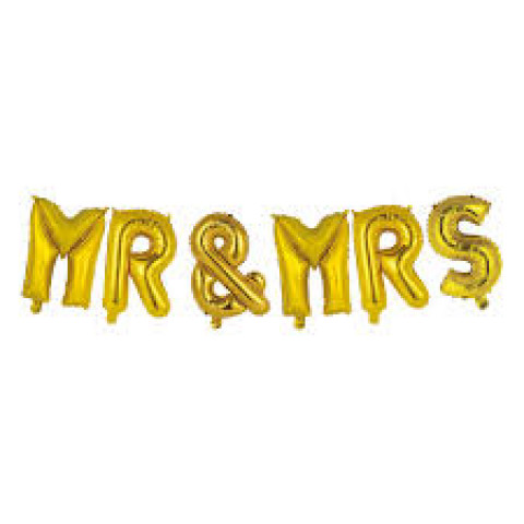 Mr and Mrs Banner Balloon