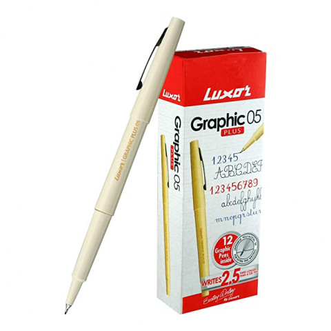 Luxor Graphics Plus 05 Pen (Assorted Color) 1 pc