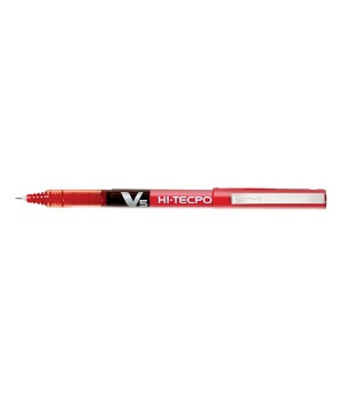 Luxor Pilot Hi Techpoint  V5 Red Pen 1 pc