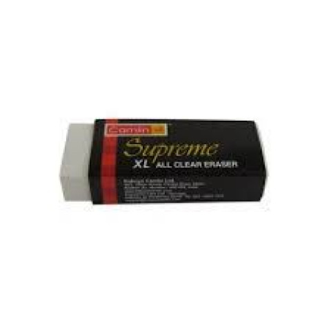 Camlin Supreme XL All Clear Eraser (58mm x 22 mm x 12 mm) 1 pc