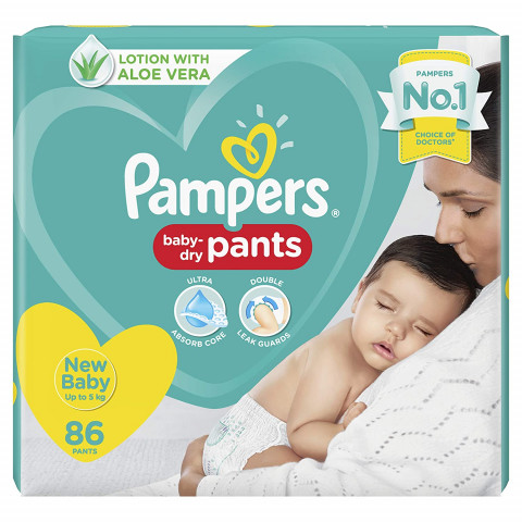 Pampers Baby Dry Pants 86 Pants (New Baby)