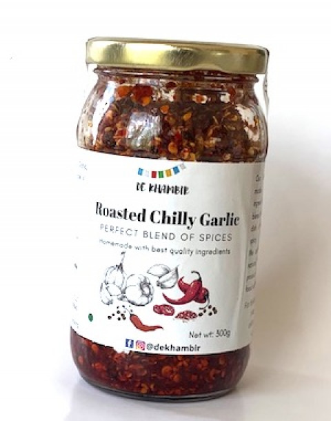 DE KHAMBIR Roasted Chilly Garlic, 150g