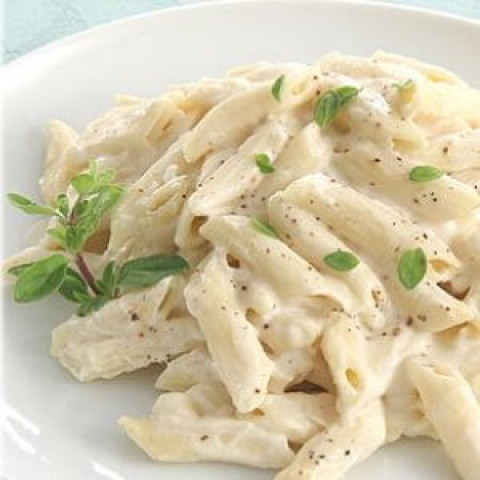 White Sauce Pasta Alfredo-Cafe Brew And Chew