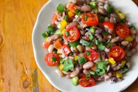 Veg Bean salad(Beans,onion,capsicum,tomato)-Biryani Queen