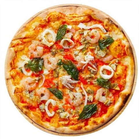 Seafood Pizza (Seafood,Tomato,Cheese)-Biryani Queen