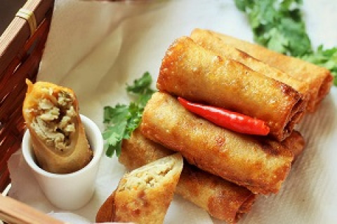 Chicken Spring Roll-Biryani Queen