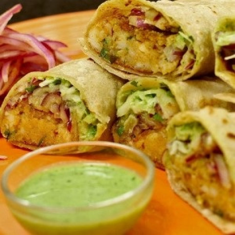 Chatpata Aloo Roll-Dawat-E-Muglai