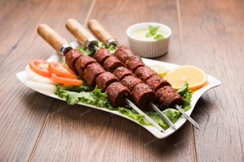 Mutton Seekh Kebab(8pcs)-Dawat-E-Mughlai