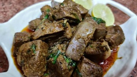 Kaleja(Liver Fry)(with Tomato &Onion)-14th Moon Relish The Bliss