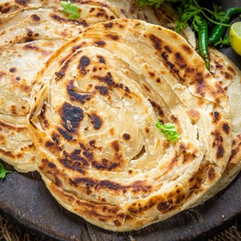 Lachcha Paratha (Wheat Flatbread cooked in oil)-14th Moon Relish The Bliss