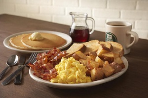 ALL DAY BREAKFAST, Veg(2 eggs  of your choice,baked beans,toast, pancake,mash potatoes)-Kore Coffee House