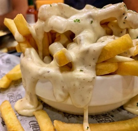 Gooey Cheese Fries-Coffee house