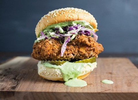 Coffee House Southern Fried Chicken Burger-Coffee house