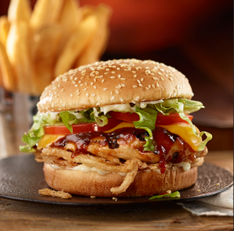 Coffee House BBQ Chicken Burger-Coffee house