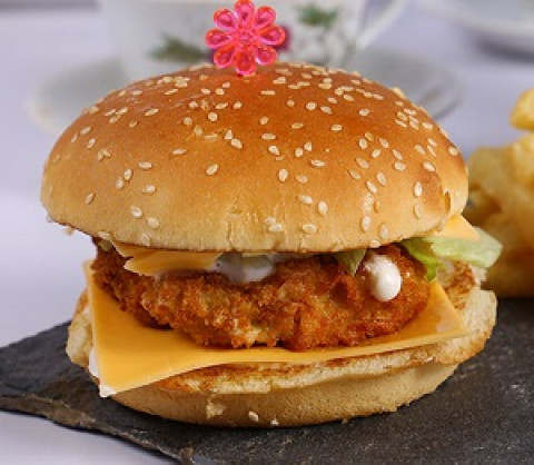 Coffee House Fish Fillet Burger-Coffee house