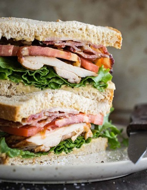 Coffee House BLT (Chicken Bacon,Lettuce& Tomato) sandwich-Coffee House