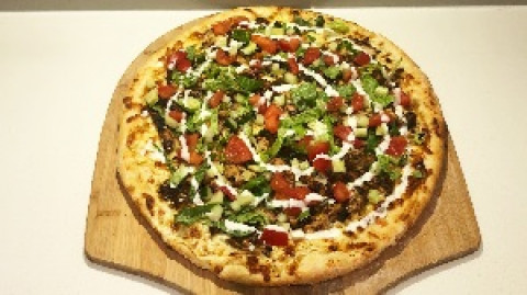 Chicken Shawarma Pizza -Rabsal Cafe