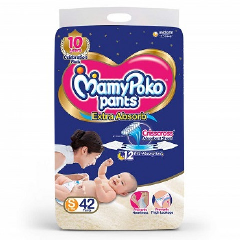 MamyPoko Pants Extra Absorb SMALL 42 pants 