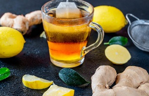 Ginger Lemon Honey Tea-Yumyum