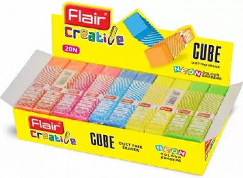 Flair Cube Dust Free Eraser 1 pc