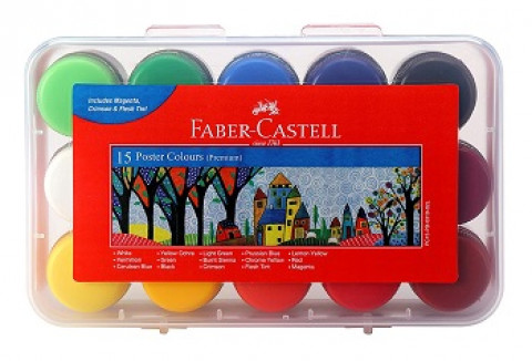 Faber Castell 15 Poster Colours (Premuim)