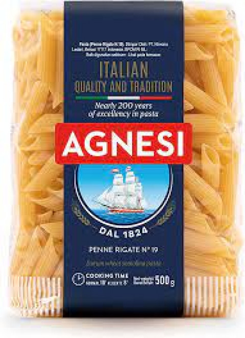 Agnesi Penne Pasta, 500g, Product of Italy