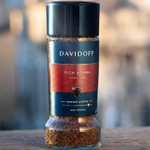 DavidOff Coffee Rich Aroma, Vivid & Spicy, 100% Arabica Coffee 100g Jar