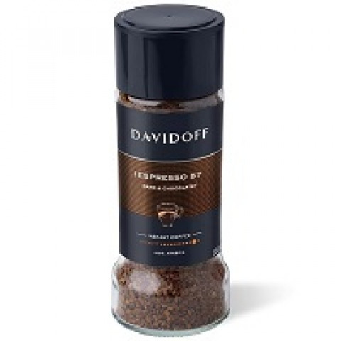 Davidoff  Intense Instant Coffee - Espresso 57, 100G Jar, Powder