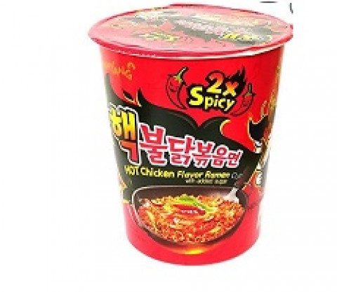 SAMYANG 2X Spicy Hot Chicken Flavour Ramen Cup,70 G