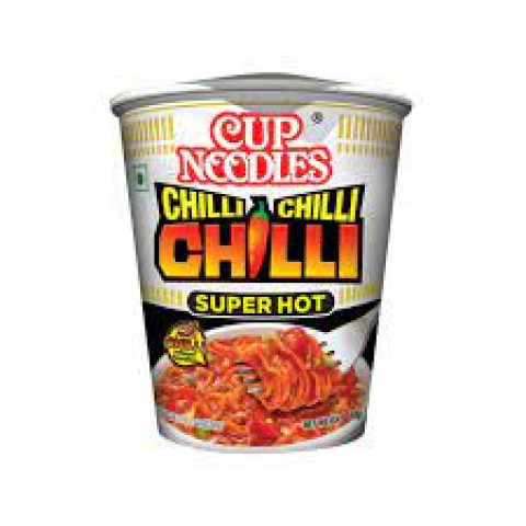 Nissin Chilli Chilli Chilli Super Hot Instant Cup Noodles, 70 g