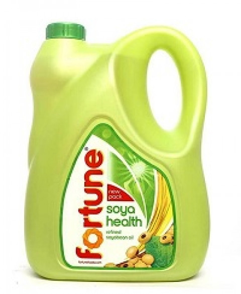 Fortune Soya Health Refined Soyabean Oil, 5 L