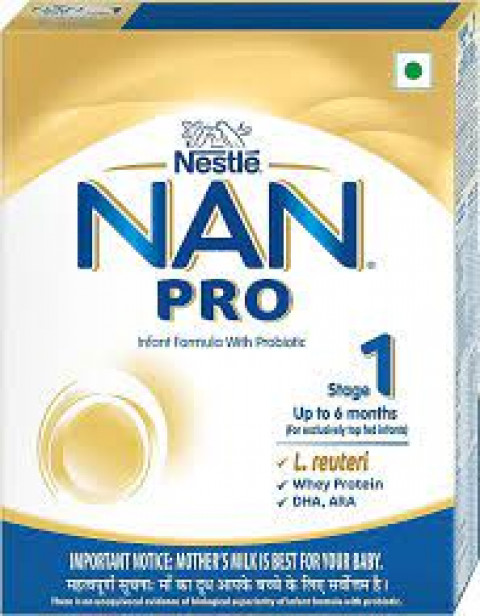 Nestlé Nan Pro 1 Infant Formula With Probiotic (Up To 6 Months), Stage 1-400G