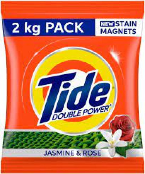 Tide Plus Double Power Detergent Washing Powder Jasmine & Rose 2kg