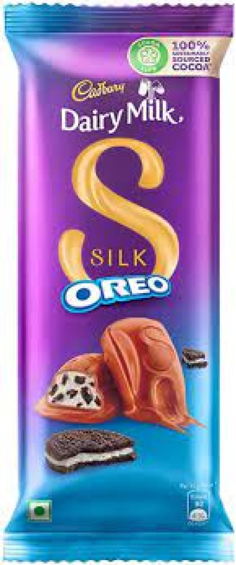 Cadbury Dairy Milk Silk Oreo Chocolate Bar, 130 g