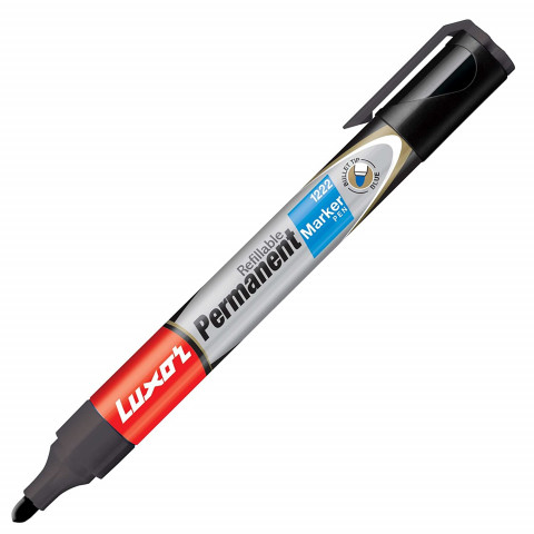  Luxor Permanent Marker Pen- Black