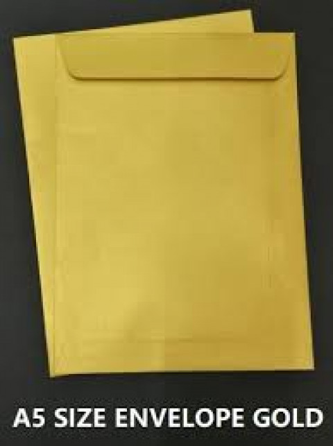 Envelopes-Yellow A5 Size Colour  