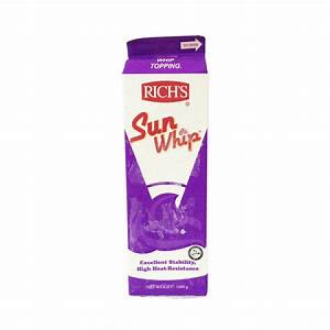 White Egg Less Richs Sun Whip Cream 1kg