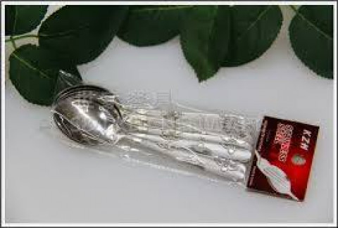  KZH-Stainless Steel Spoon Set, 12pcs 