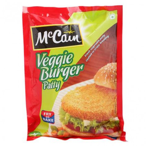 MCCAIN VEGGIE BURGER PATTY 480g